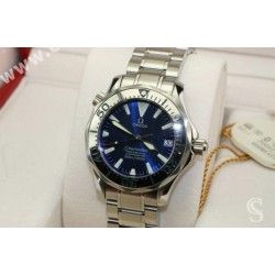 Original Vintage "faded blue" OMEGA Seamaster Date Professional 300m Dark Watch Dial Men's James bond 007 30.50mm diameter