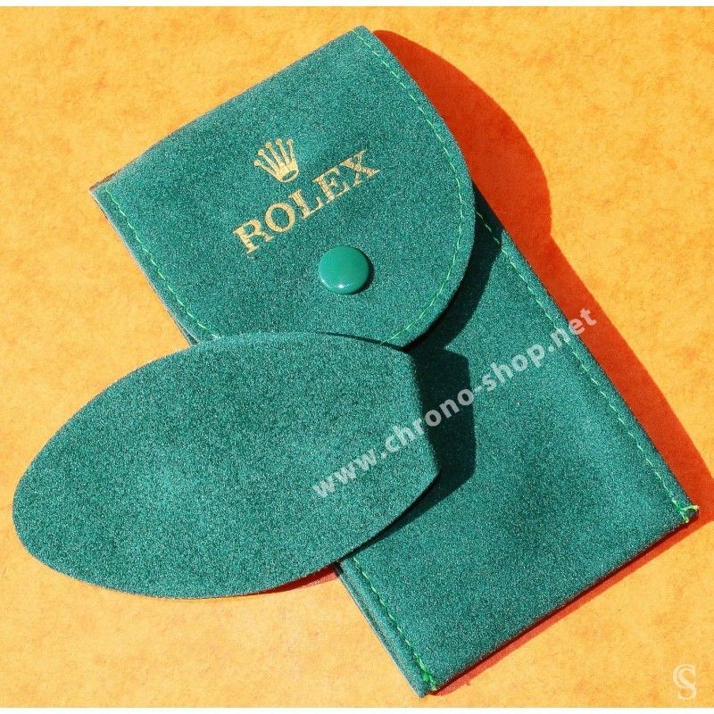 Rolex Mint Suede green velvet pouch traveler's service holder case watches Submariner, Gmt, Daytona, Explorer, Air King