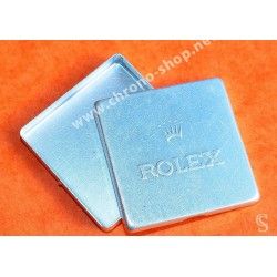 ROLEX Vintage Accessoire montre Boite métallique fourniture horlogère Cadran, aiguilles, inserts, années 50 aluminium