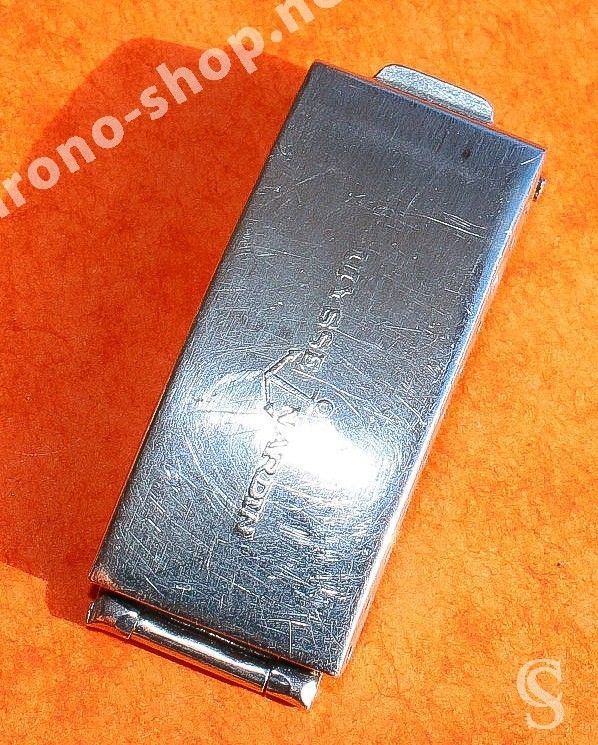 Bracelet De Montre ZRC Vintage En Acier Inoxydable - Boucle Déployante, Largeur 18 Ou 20 Mm, Fabriqué En France