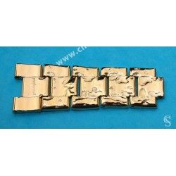 ♛ Rolex Gold Electro Plated Oyster Watch Band Bracelet 78351 B Heavy link 15.5mm Bracelet 19mm ref 32-20667 ♛