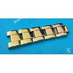 ♛ Rolex Gold Electro Plated Oyster Watch Half links Band Bracelet 78351 Heavy link Bracelet 19mm ref 32-20666 ♛