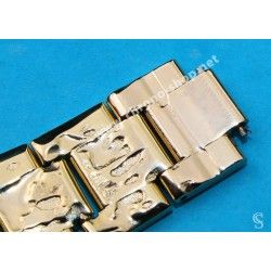 ♛ Rolex Gold Electro Plated Oyster Watch Half links Band Bracelet 78351 Heavy link Bracelet 19mm ref 32-20666 ♛