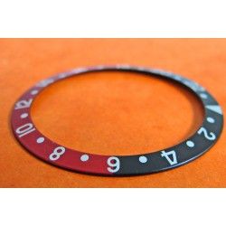 ROLEX INSERT GMT MASTER II 16700 16760 COKE patiné vintage authentique