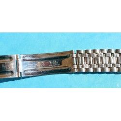 NSA Rare 70's New, NOS Swiss band Ssteel Watch Sport Bracelet Zenith, Longines, Heuer, 20mm ends