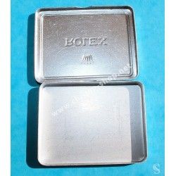 ROLEX Vintage Accessoire montre Boite métallique fourniture horlogère Cadran, aiguilles, inserts, années 50 aluminium