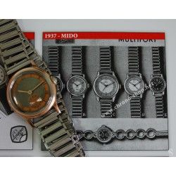 Vintage & RARE 70's Bracelet Elastique HC 55 Swiss Made à ressorts Montres 18mm Acier montres vintages ZENITH,Heuer Monaco