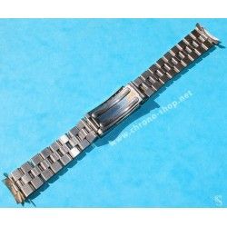 Collectible 40's Bamboo, Military, Bonklip St Steel Watch Bracelet 16mm BubbleBack watches