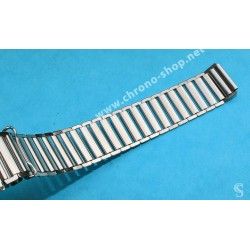 Collectible 40's Bamboo, Military, Bonklip St Steel Watch Bracelet 16mm BubbleBack watches