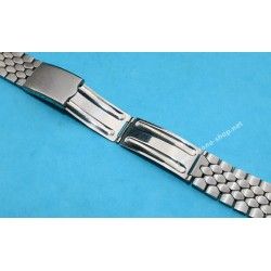 EXQUISITE ORIGINAL WATCHES SOLID STAINLESS STEEL 20mm BAND BRACELET OMEGA STYLE