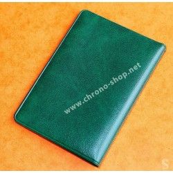 Rare & Vintage ROLEX Green Grain Leather Large Billfold Wallet AUTHENTIC ref 100.00.41