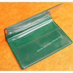 Rare & Vintage ROLEX Green Grain Leather Large Billfold Wallet AUTHENTIC ref 100.00.41