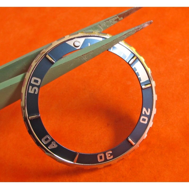 Tudor Oyster Hydronaut Prince Men 89190 Size Automatic Date Blue & Steel Watch Bezel