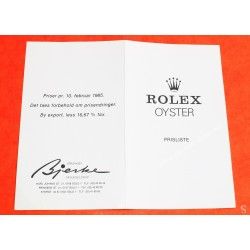 Vintage ROLEX Price List 1974 Precios Prix Prezzi OYSTER PERPETUAL Retail Prices 5513, 1680, 1675, 1655, 6263, 6265