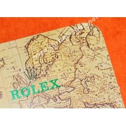 ROLEX 1985 RARE ACCESSOIRES, GOODIES COLLECTION CALENDRIER MAPPEMONDE MONTRES ROLEX AUTHENTIQUE