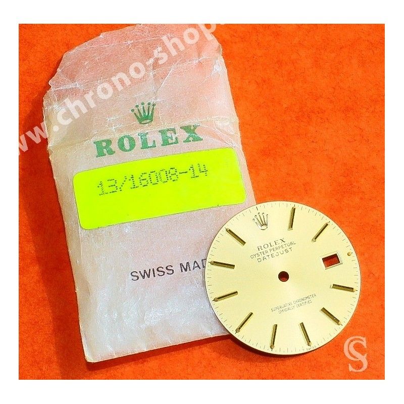 Rolex Oyster Perpetual datejust  Watch Dial Champagne DATEJUST 18K/SS 16233, 16013,16003, 16008, Auto caliber 3035, 3135