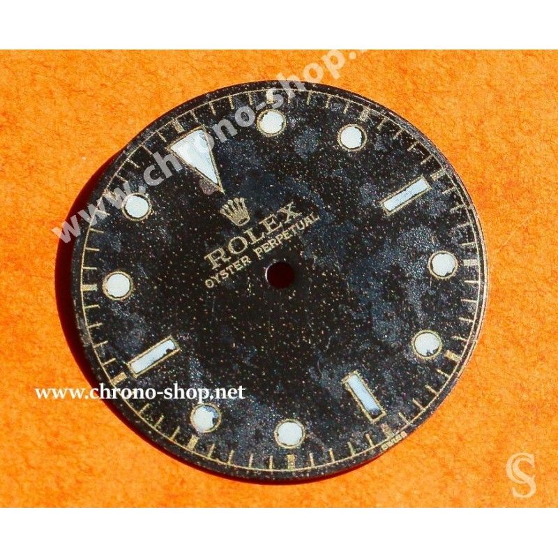 Rolex Rare & Authentique Vintage Cadran montres Submariner 6205 Gilt de 1954 Cal 1030