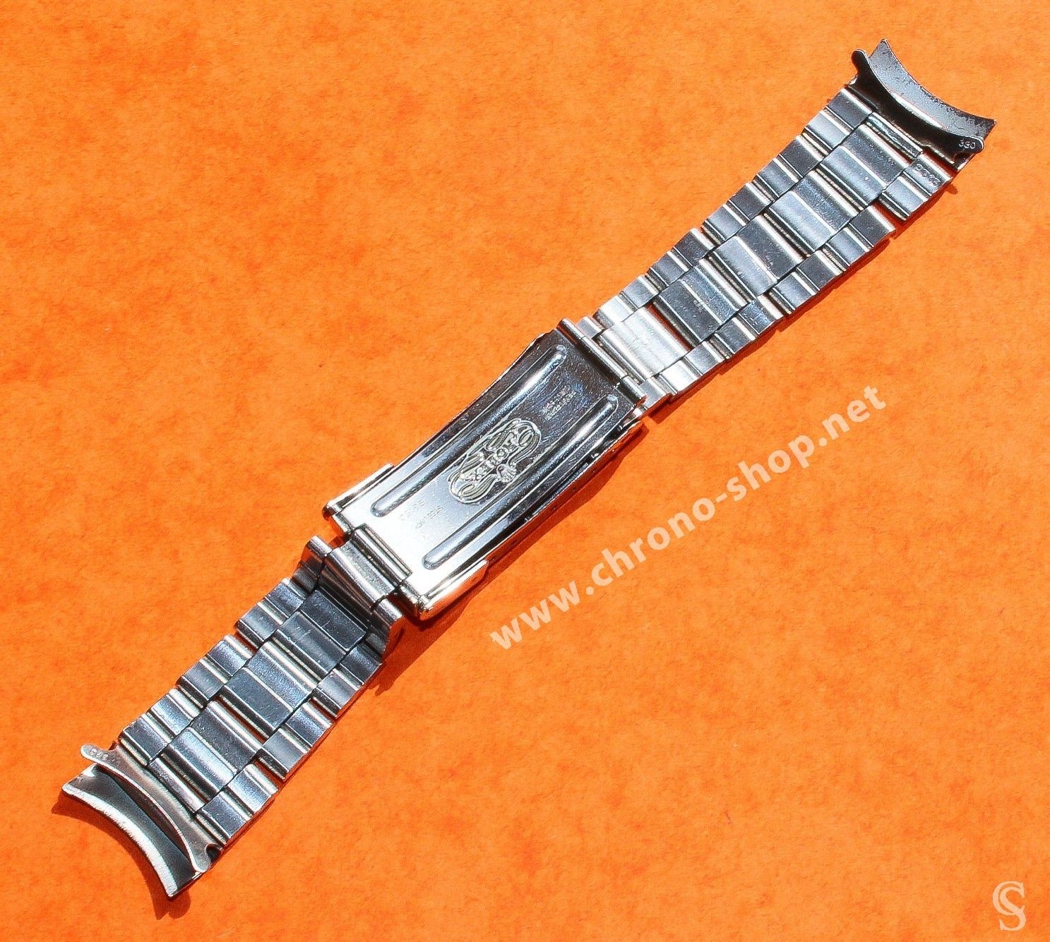 Rolex Vintage 20mm 9315 /380 Folded links PATETED Watch Bracelet ...