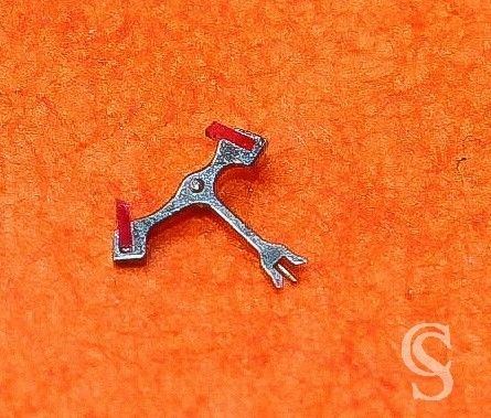 PIECE HORLOGERIE MONTRE CADRAN PLAT DORE CARRE COINS ARRONDIS CAL. FE 163