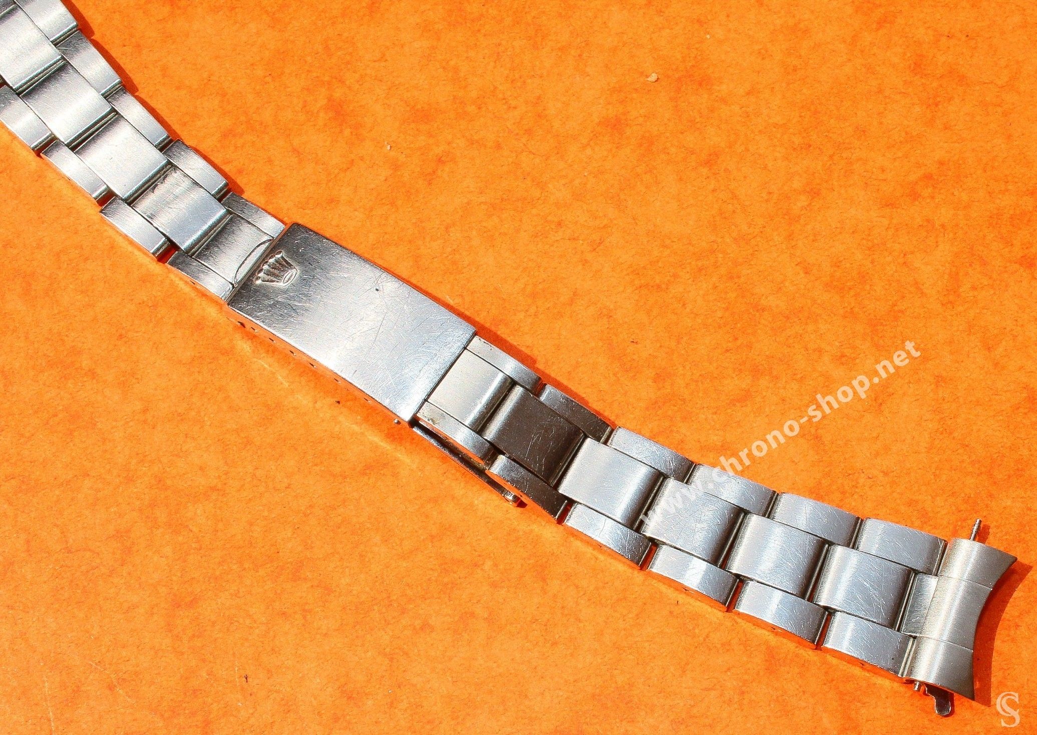 Rolex Vintage Genuine 1971 Folded Watch Bracelet 7835-17 Band Bracelet ...