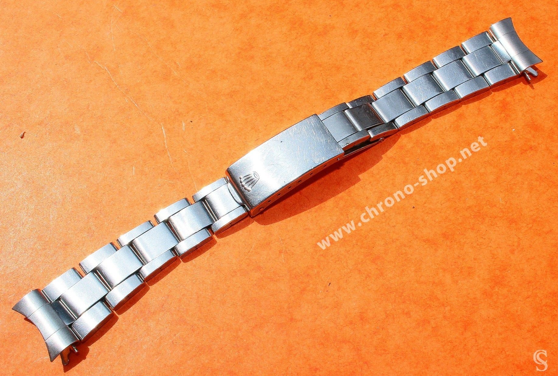 Rolex Vintage Genuine 1971 Folded Watch Bracelet 7835-17 Band Bracelet ...