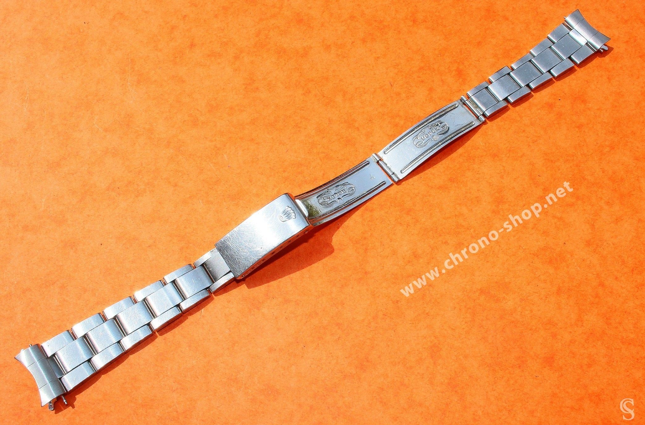 Rolex Vintage Genuine 1971 Folded Watch Bracelet 7835-17 Band Bracelet ...