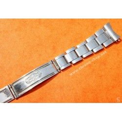 Rolex vintage 1971 ref 7835 Bracelet plié 17mm maillons pliés acier montres PRECISION, SPEEDKING, OYSTERDATE