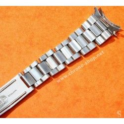 Rolex vintage 1971 ref 7835 Bracelet plié 17mm maillons pliés acier montres PRECISION, SPEEDKING, OYSTERDATE