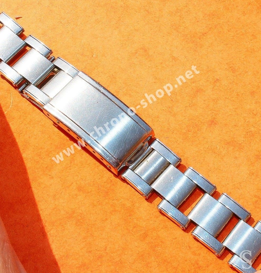All Steel "Gay Freres Style" very beautiful! Angelus Vintage Bracelet watch 18mm 