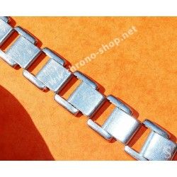 HC55 Swiss Made Rare 70's Expandable band Ssteel Watch Sport Bracelet Zenith, Longines, Heuer, 18mm ends