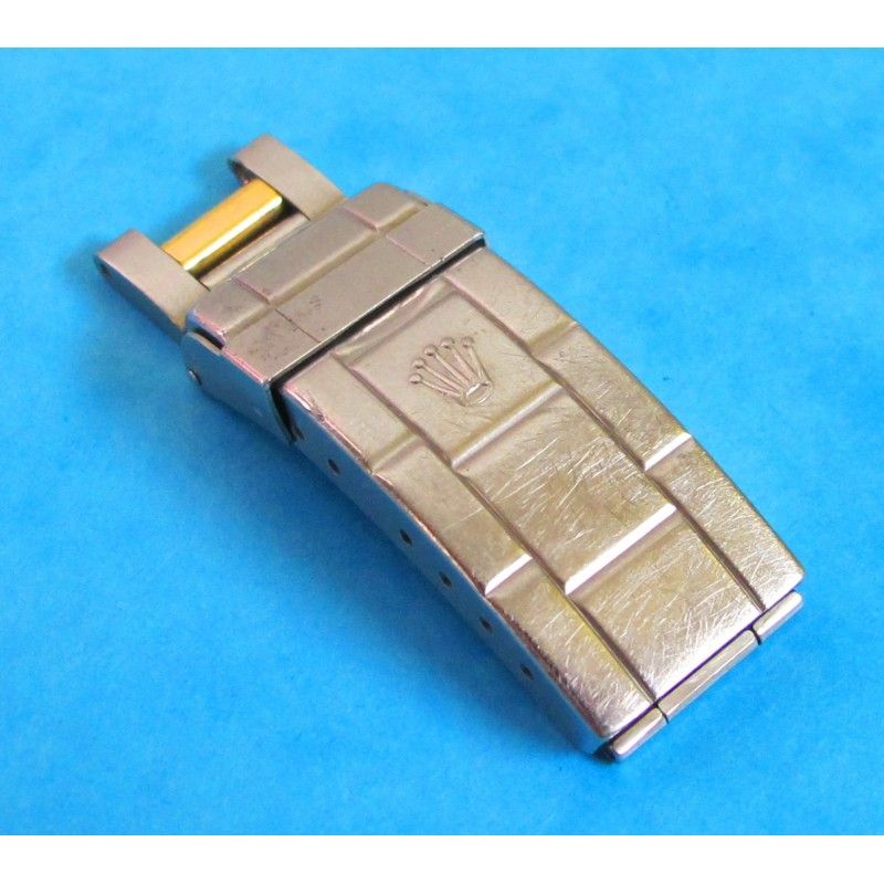 1990 Authentic Rolex clasp 18K/SS Oyster 93153 20mm Bracelet for 2Tone Submariner 16613 168003 16803