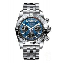 BREITLING BRACELET 378A ORIGINAL MAILLON PILOT ACIER 18mm POLI MONTRES 41mm AIRBORNE, CHRONOMAT