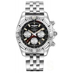 BREITLING BRACELET 378A ORIGINAL MAILLON PILOT ACIER 18mm POLI MONTRES 41mm AIRBORNE, CHRONOMAT