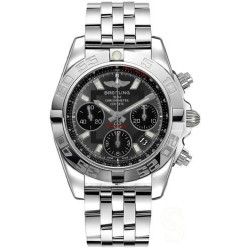 BREITLING BRACELET 378A ORIGINAL MAILLON PILOT ACIER 18mm POLI MONTRES 41mm AIRBORNE, CHRONOMAT