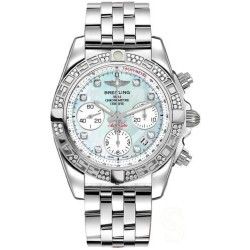 BREITLING BRACELET 378A ORIGINAL MAILLON PILOT ACIER 18mm POLI MONTRES 41mm AIRBORNE, CHRONOMAT