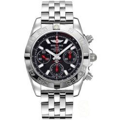 BREITLING BRACELET 378A ORIGINAL MAILLON PILOT ACIER 18mm POLI MONTRES 41mm AIRBORNE, CHRONOMAT