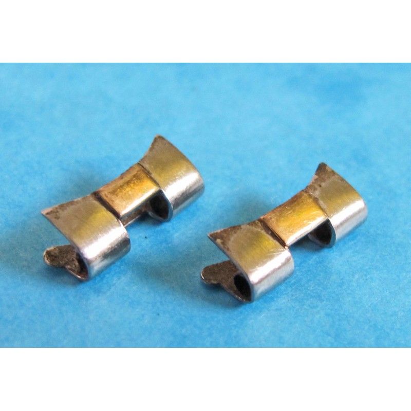 ROLEX ORIGINAL ENDLINKS EMBOUTS OR ACIER BRACELET 78343 13mm "590"