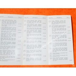 Vintage ROLEX Norway Price List 1985 OYSTER PERPETUAL Retail Prices 5513, 16800, 1675, 1655, 6263, 6265