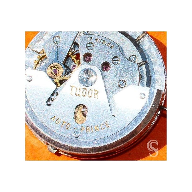 ░▒▓█ TUDOR FLEURIER Auto Prince rare mouvement calibre automatique 390 Montres Submariner 7928, 7922,7924 Rose dial █▓▒░
