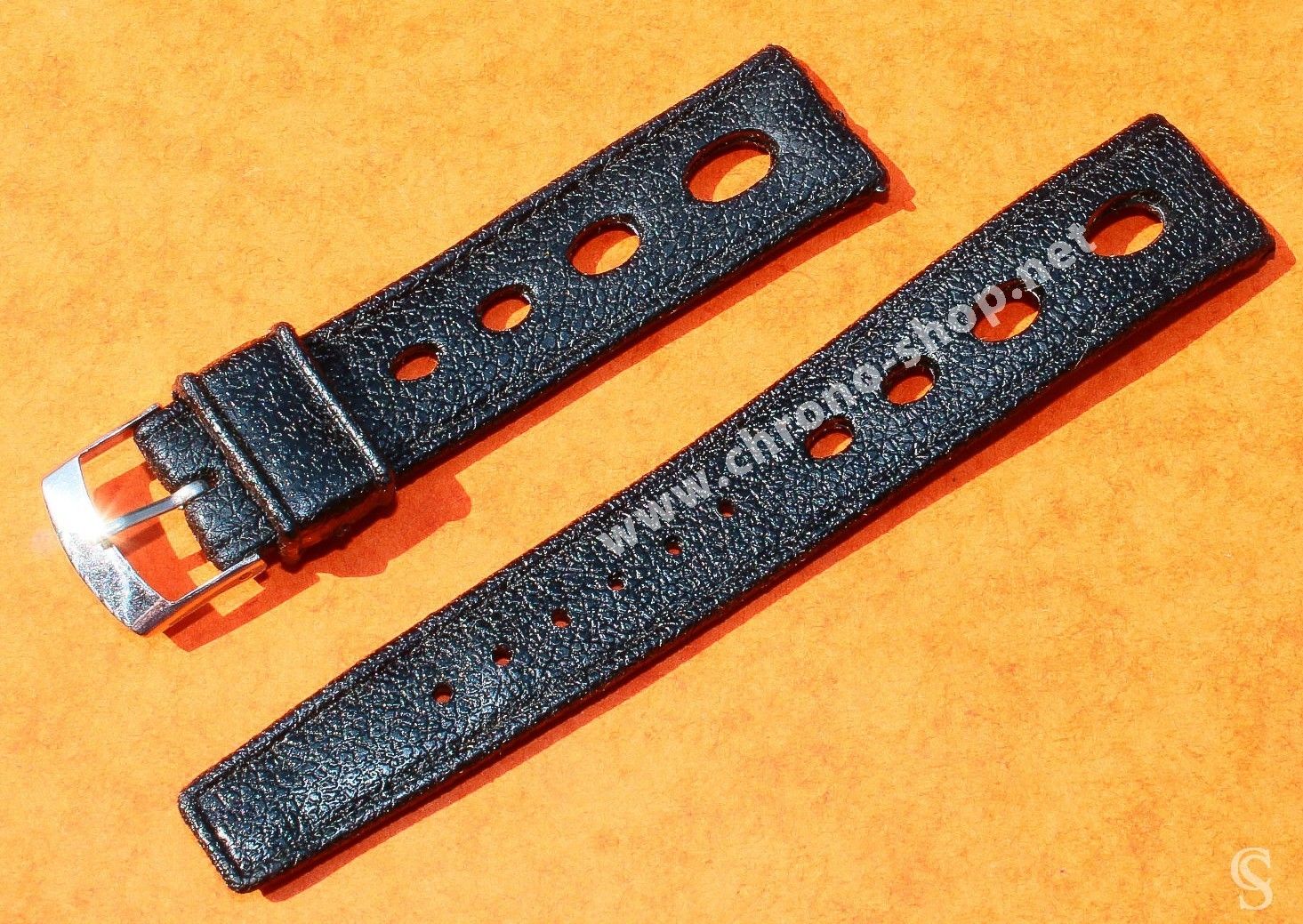 omega 19mm leather strap