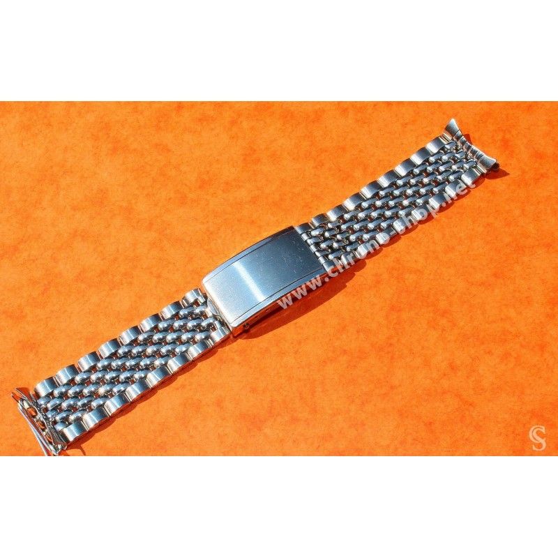 Accessories Watch Vintage Rare 60's Bracelet Triple Jubilee or Rice beads Steel Luxurious Watches