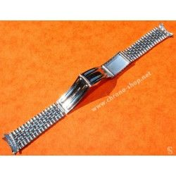 Accessoire Montres horlogerie Vintage Rare 60's Bracelet Grains de Riz acier Montres Luxes Heuer, Omega, Jaeger Le Coultre