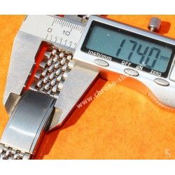 Accessoire Montres horlogerie Vintage Rare 60's Bracelet Grains de Riz acier Montres Luxes Heuer, Omega, Jaeger Le Coultre