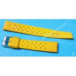 Genuine 70's 19mm Tropic Swiss dive watch strap bracelet curved ends NOS 1960s/70s Rolex, Tudor, omega, IWC, Triton