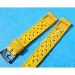 Genuine 70's 19mm Tropic Swiss dive watch strap bracelet curved ends NOS 1960s/70s Rolex, Tudor, omega, IWC, Triton