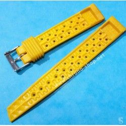 Genuine 70's 19mm Tropic Swiss dive watch strap bracelet curved ends NOS 1960s/70s Rolex, Tudor, omega, IWC, Triton