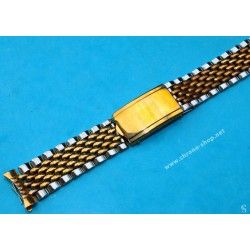 Accessoire Montres horlogerie Vintage Rare 60's Bracelet Grains de Riz acier Montres Luxes Heuer, Omega, Jaeger Le Coultre