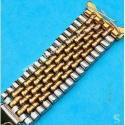 Vintage & Collectible steel watch bracelet Beads of Rice 18mm straight ends 60-70s Omega, Rolex, Breitling, Heuer