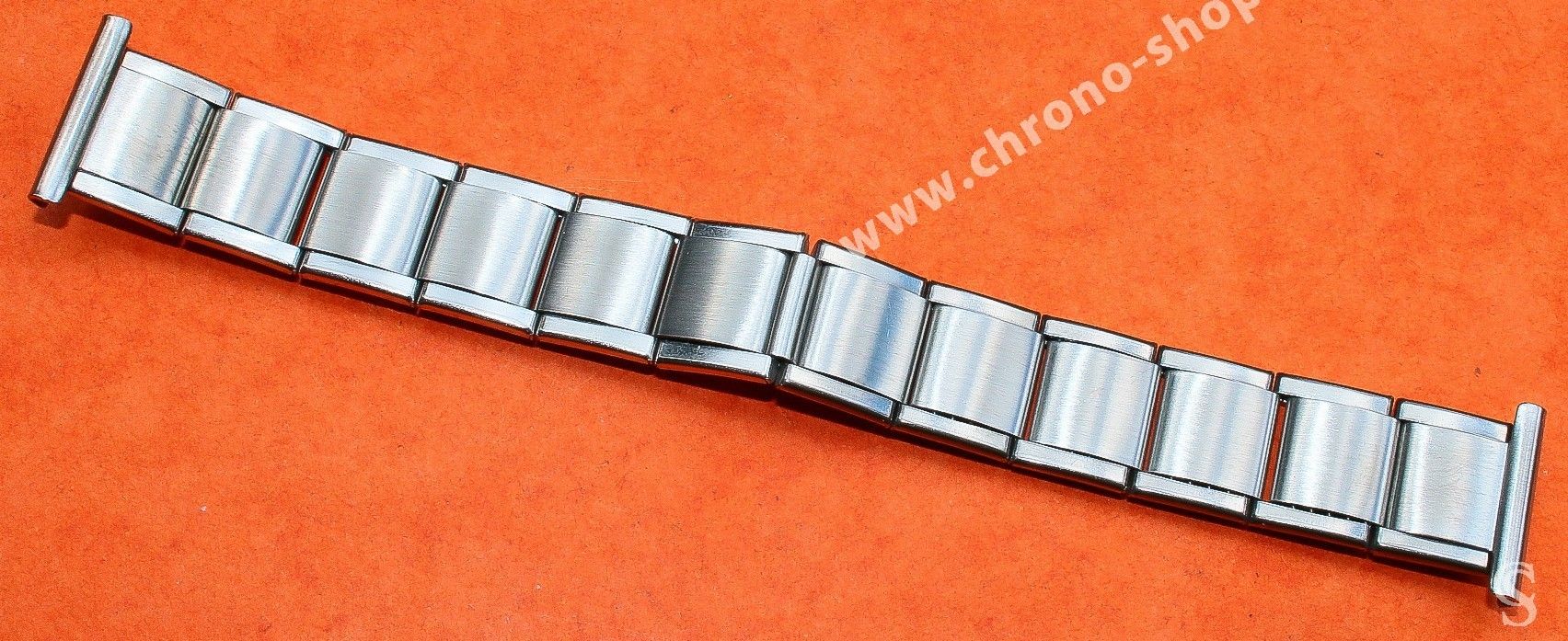 HC55 Swiss Made Rare 70 s Expandable band Ssteel Watch Sport Bracelet Zenith Longines Heuer 20mm ends