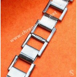 HC55 Swiss Made Rare 70's Expandable band Ssteel Watch Sport Bracelet Zenith, Longines, Heuer, 18mm ends